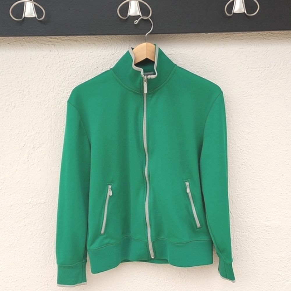 Gap Zip Up Track Jacket size men's SMALL, Vintage, Nylon with cotton lining, EUC